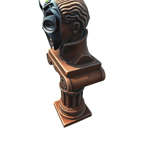 Pedestal_bronze_2_with_mask Variant